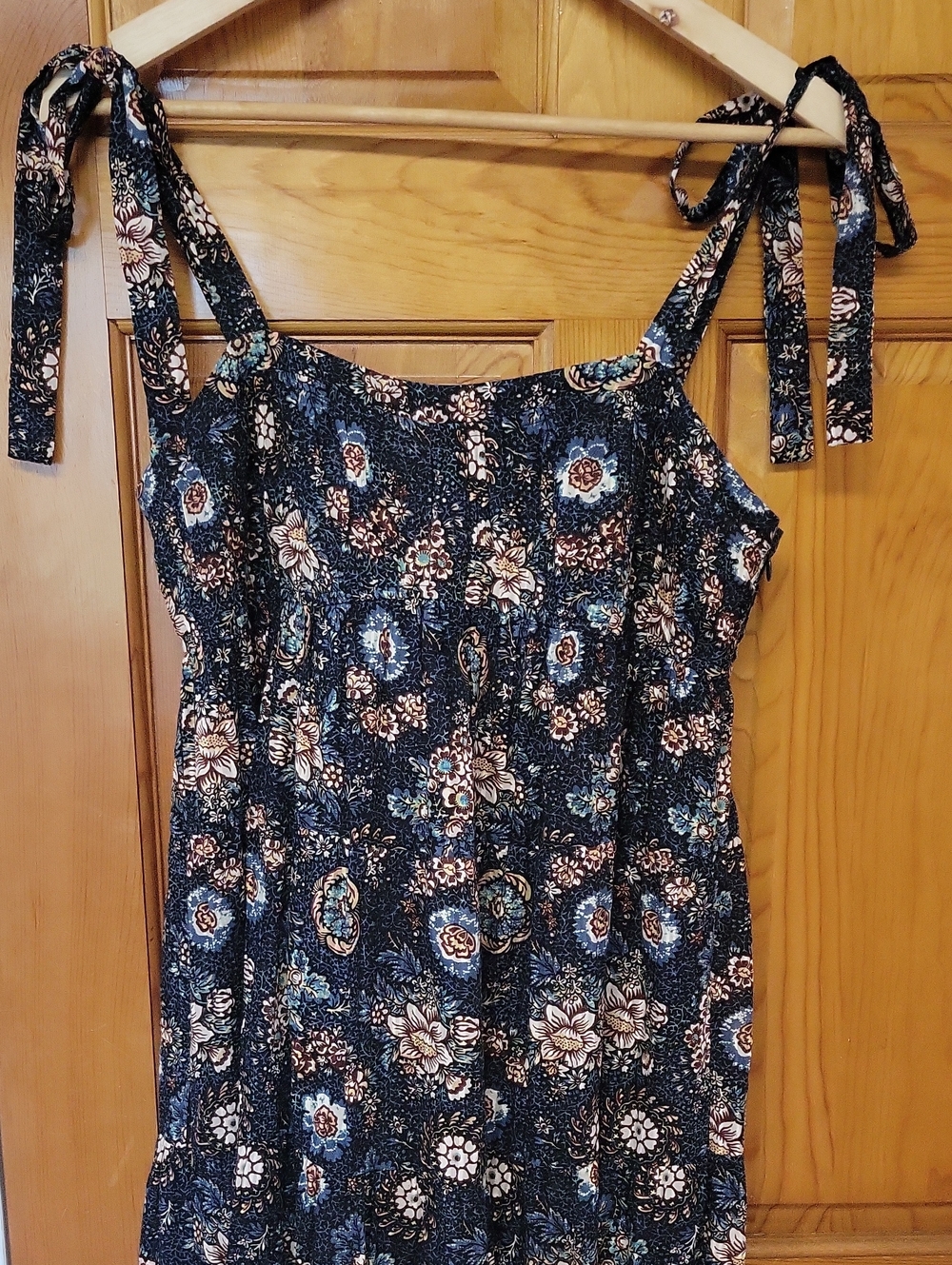 Ulla Johnson Cordelia Floral Tie-Shoulder Midi Dress size 4 ***SAME DAY SHIP - Picture 3 of 7